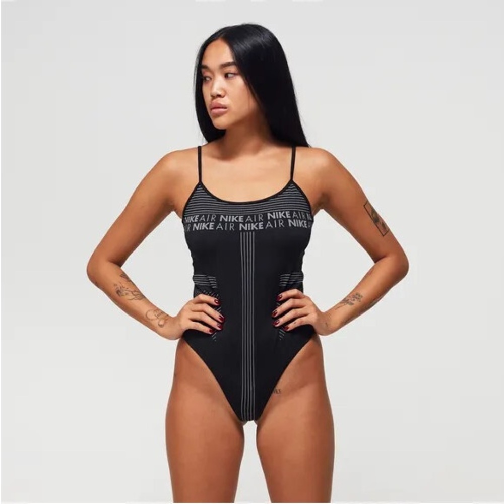 Nike Women's Black One-Piece Bodysuit